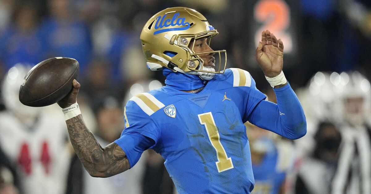 UCLA’s Dorian Thompson-Robinson on track to play in Sun Bowl, Chip Kelly says