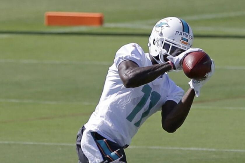 Dolphins rookie wide recevier DeVante Parker had surgery Friday to replace a screw in his left foot.