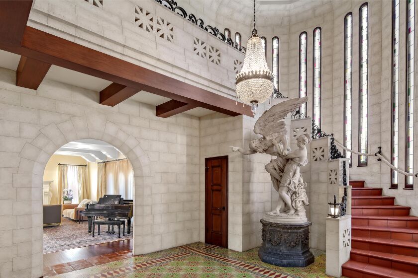 Built in 1928, the Spanish-style showplace holds seven bedrooms, seven bathrooms and a handful of dramatic spaces across more than 7,000 square feet.