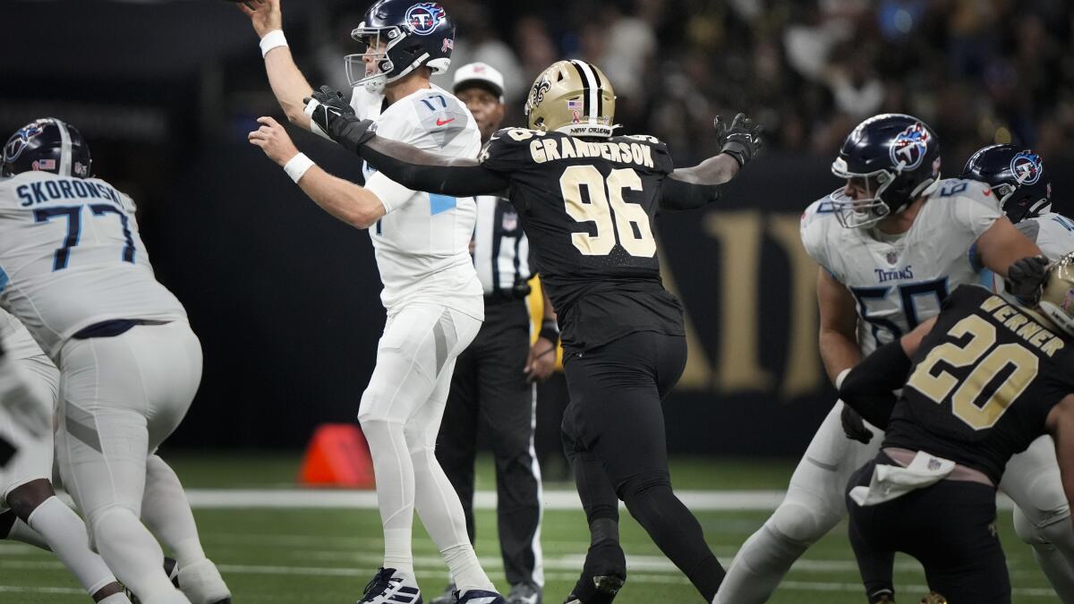 New Orleans Saints defensive end Carl Granderson signs a four-year  extension - The San Diego Union-Tribune