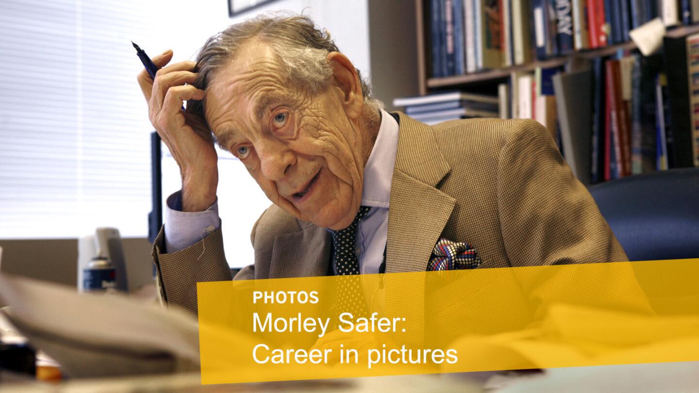 "60 Minutes" correspondent Morley Safer has died. He was 84.