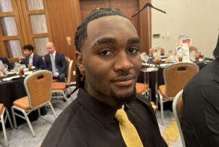 Defensive end Izak Simpson of Simi Valley was a basketball player until discovering football.
