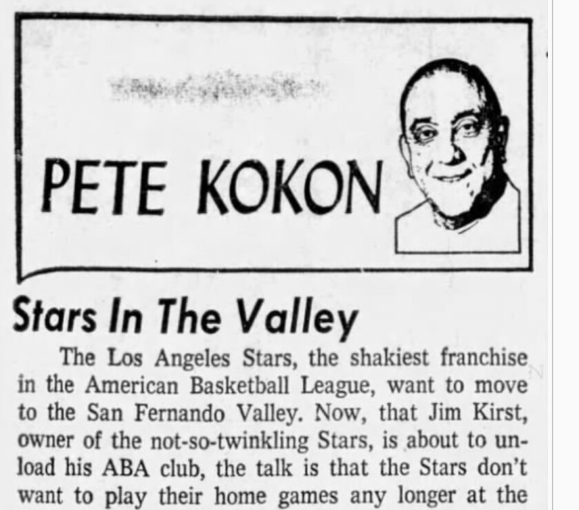 Pete Kokon covered high school sports in the San Fernando Valley for more than 60 years.