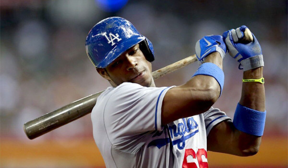 Yasiel Puig is hitting .407 with eight home runs and 19 runs batted in for the Dodgers after 33 games.