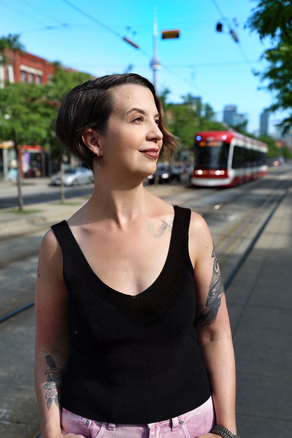 Leslie Kern, a feminist urban geographer based in New Brunswick, Canada. 