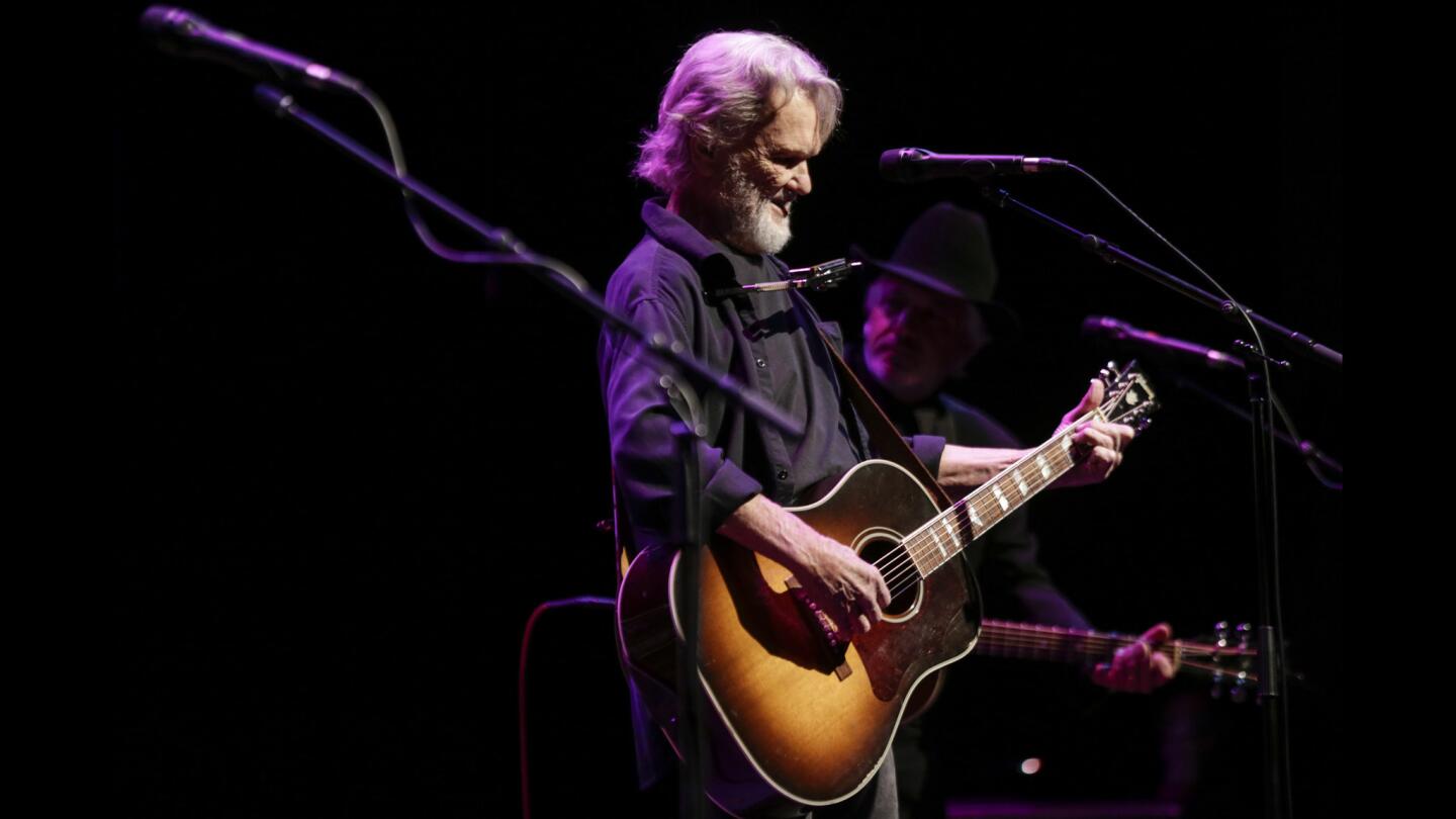 Haggard and Kristofferson share the stage