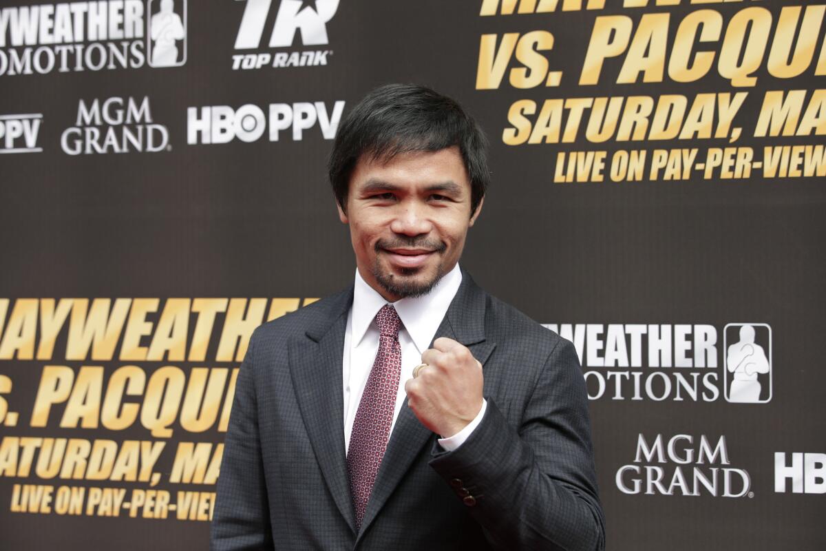 Manny Pacquiao relishes being an underdog.