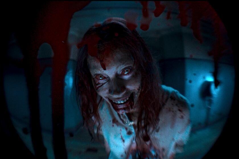 ALYSSA SUTHERLAND as Ellie in New Line Cinema's horror film "EVIL DEAD RISE," a Warner Bros. Pictures release.