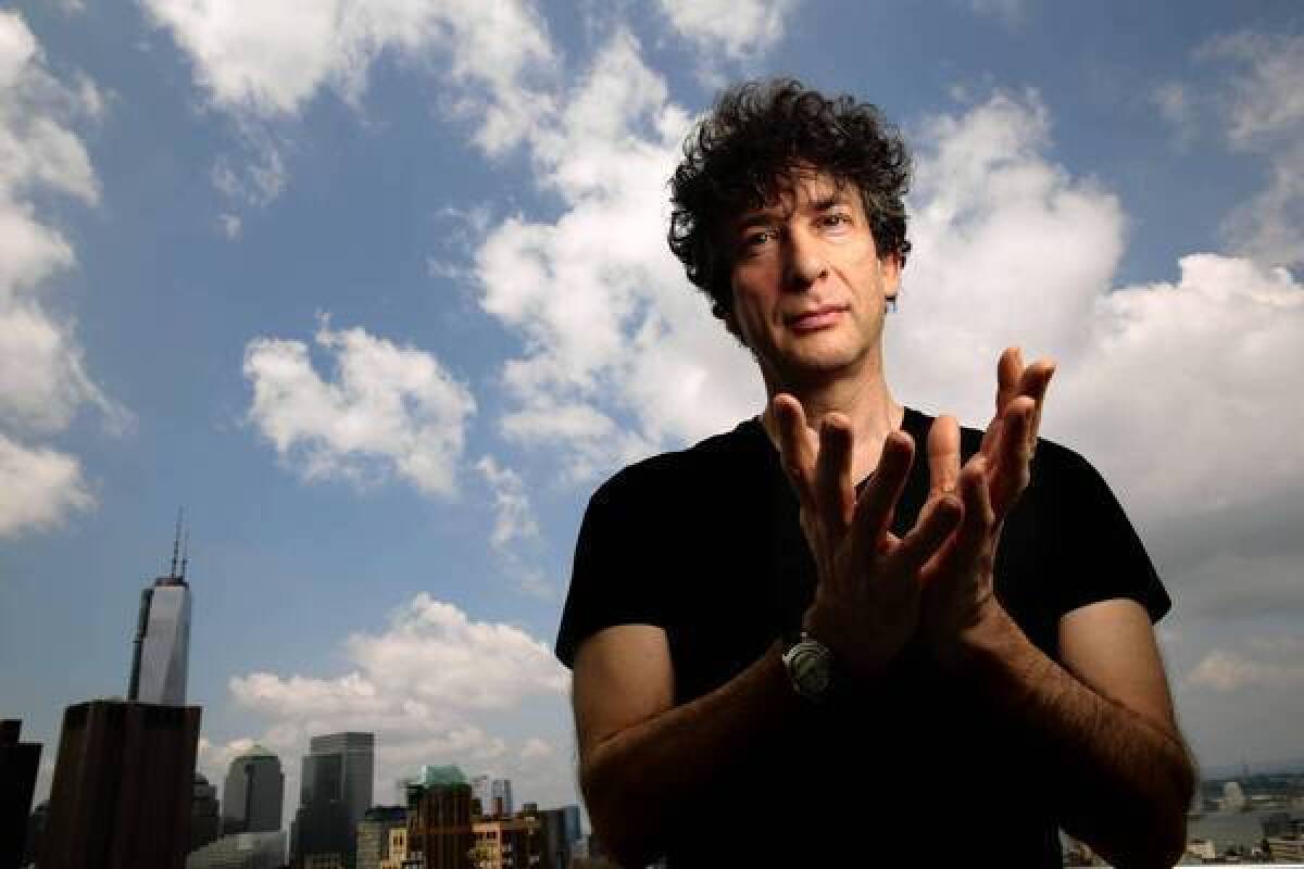 Author Neil Gaiman.