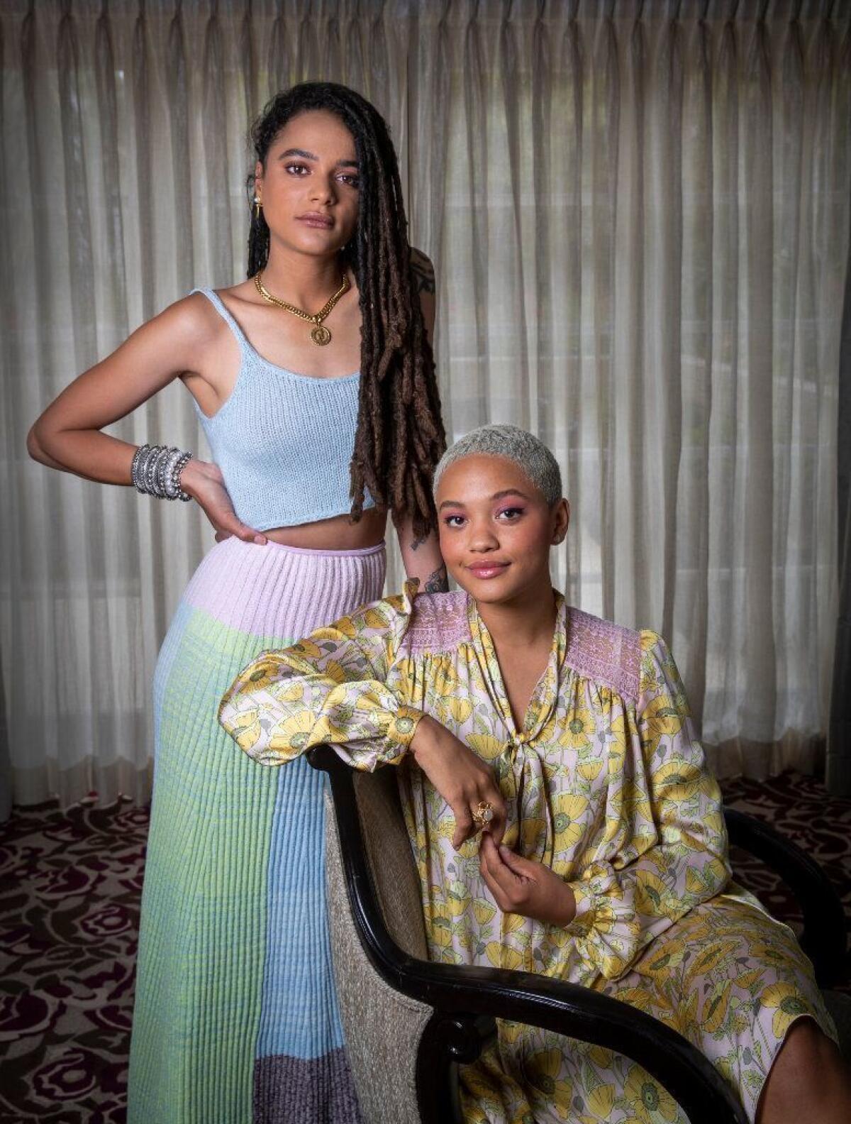 Sasha Lane, left, and Kiersey Clemons, star in "Hearts Beat Loud."