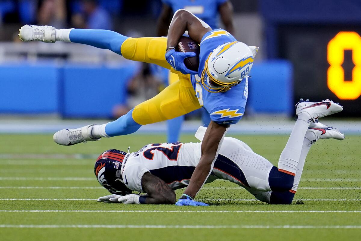 Chargers place tight end Donald Parham on injured reserve - The