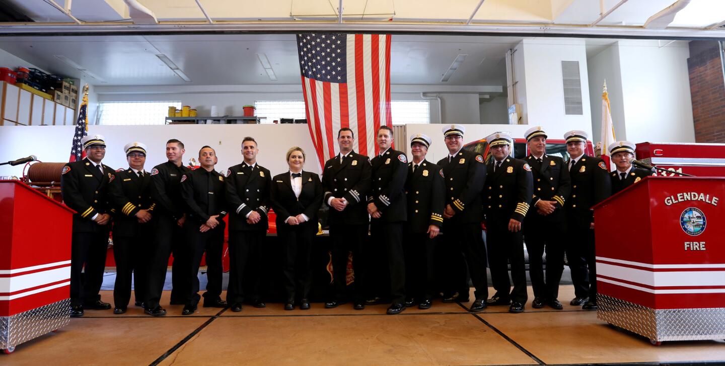 Photo Gallery: Glendale Fire Dept promotes eight