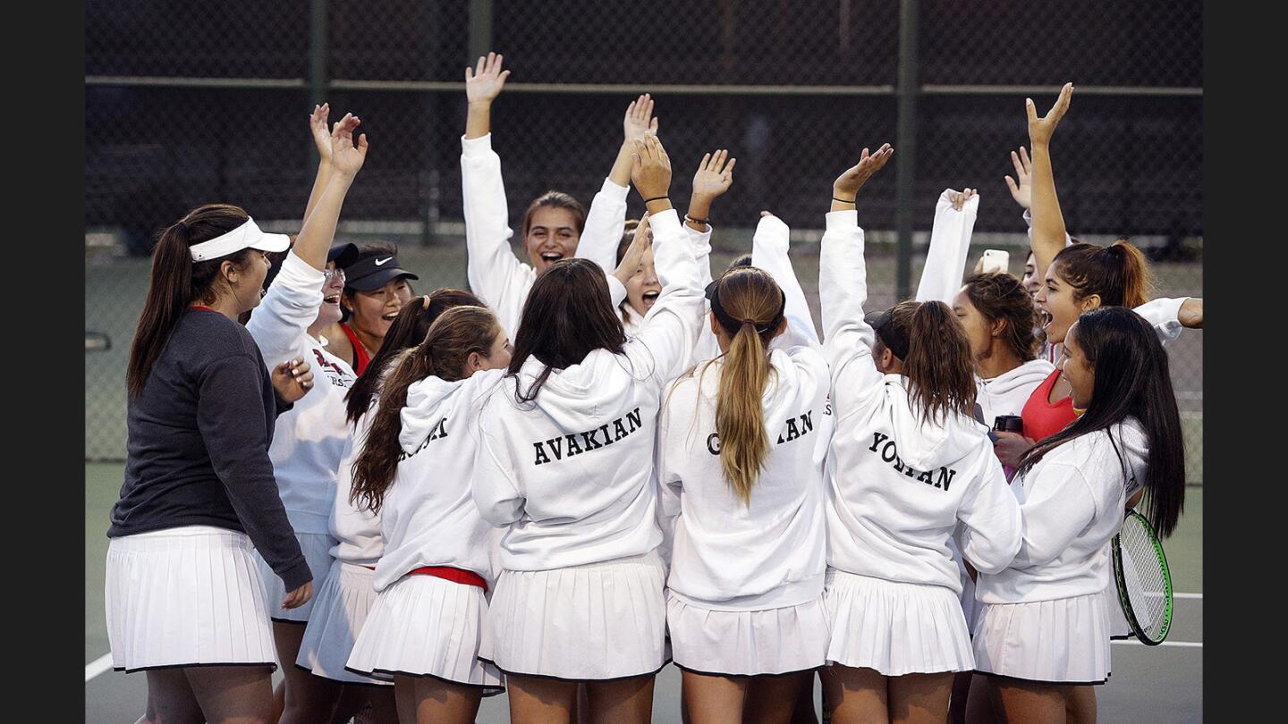 Photo Gallery: Glendale girls' tennis CIF Champions