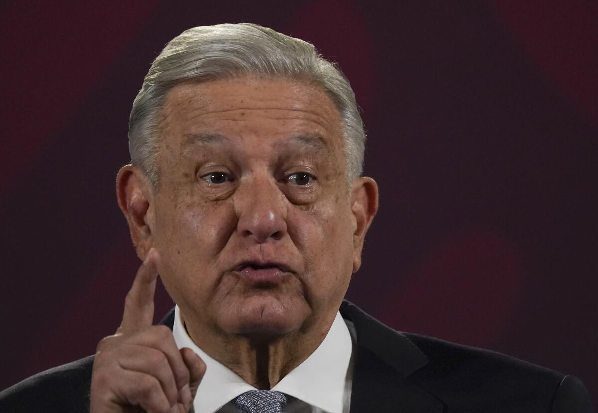 El presidente de México, Andrés Manuel López Obrador, 