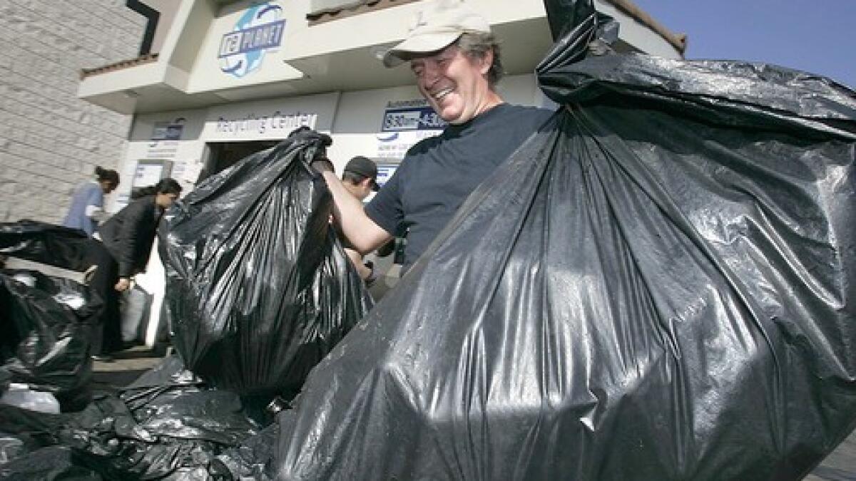 Buy Hefty or Great Value recycling bags? You may be owed money