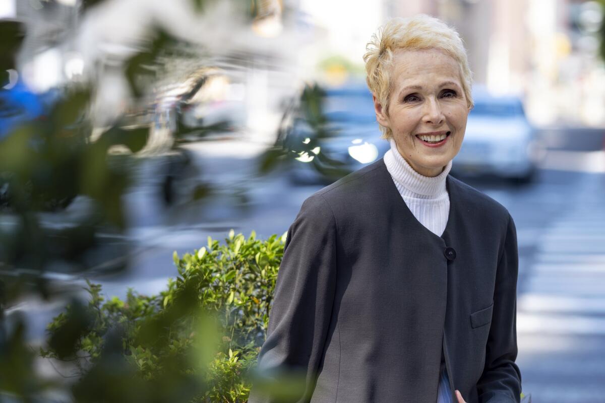 E. Jean Carroll photographed in June, in New York. 