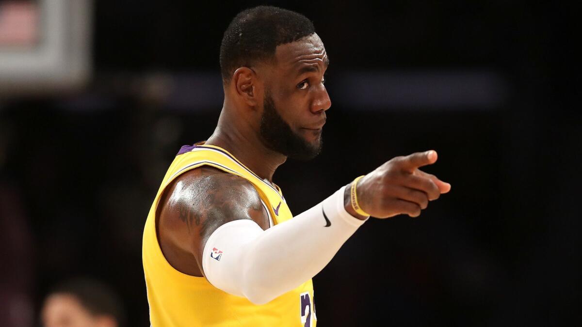 LeBron James points out that, with several players the Lakers have to rely on still early in their careers, "we have to understand ... they’re going to make mistakes."