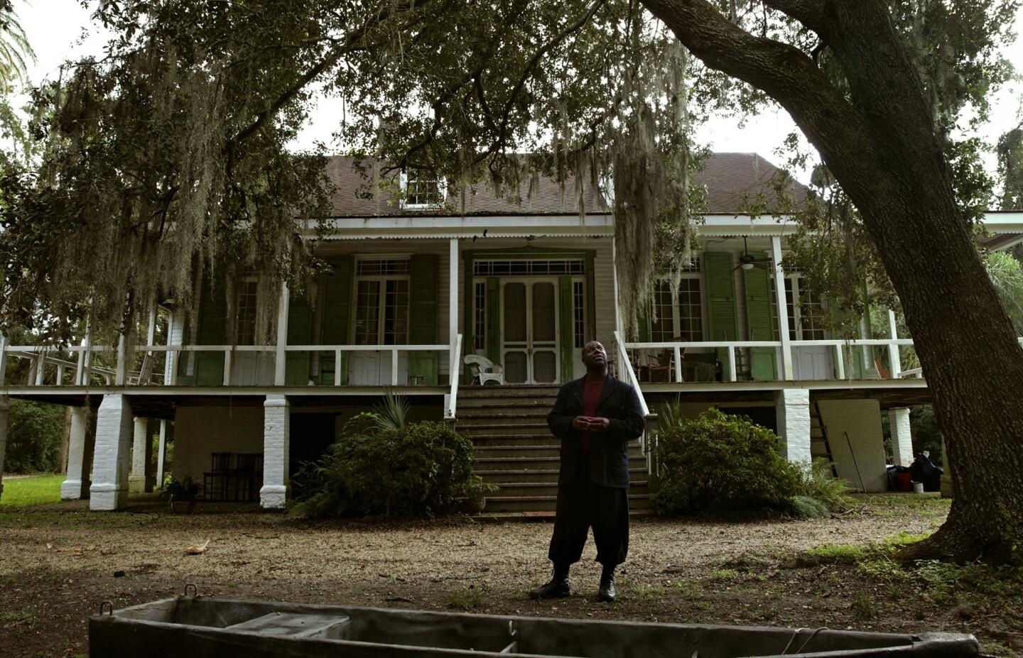 Steve McQueen revisits one of the plantation sites where he filmed the movie "12 Years a Slave."