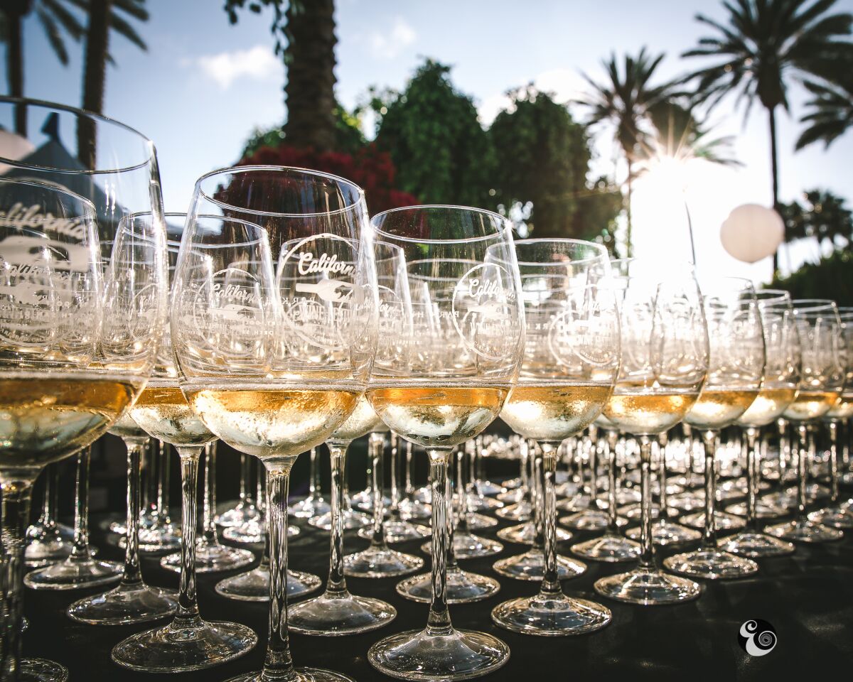 Ready-to-drink samples at the California Wine Festival, which returns to Carlsbad May 20-21.