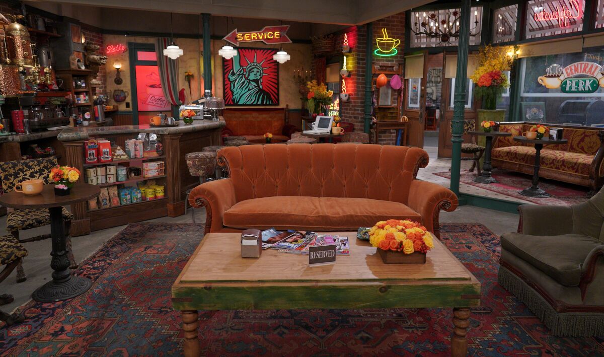 The Central Perk set from "Friends"