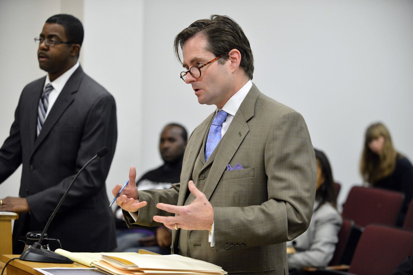 Christopher Dolan, attorney for Nailah Winkfield, mother of Jahi McMath, speaks during a court hearing in Oakland on Dec. 23, 2013.