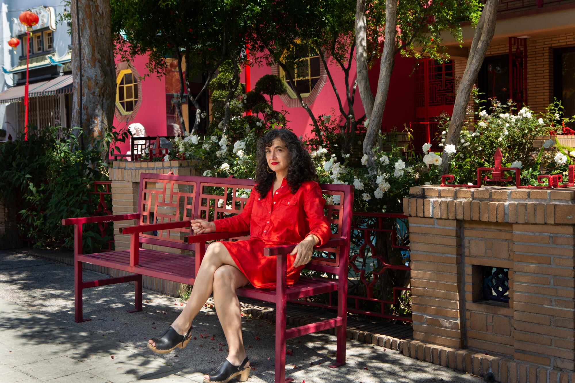 Architect Rachel Allen outside her Chinatown office in May