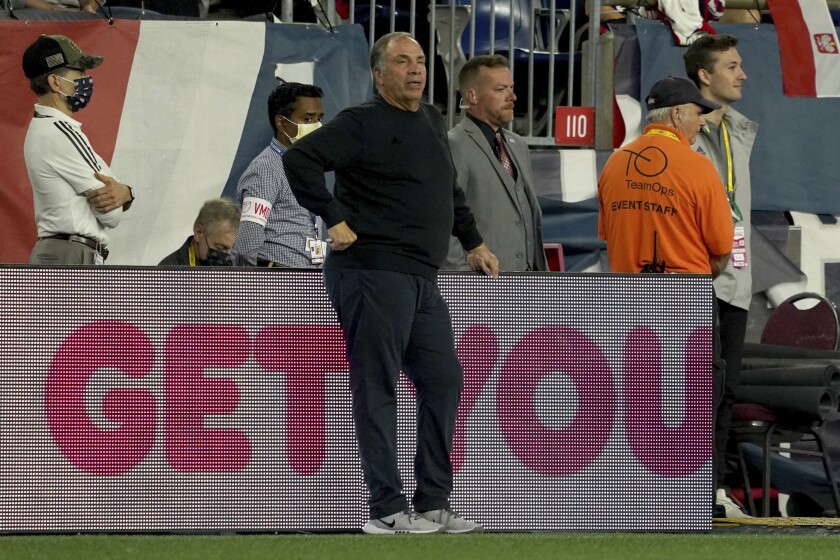 New England Revolution head coach Bruce Arena