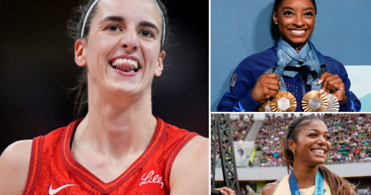 Caitlin Clark tidak berhasil di Olimpiade Paris, tetapi Simone Biles dan Gabby Thomas menjadi bintang yang memecahkan rekor