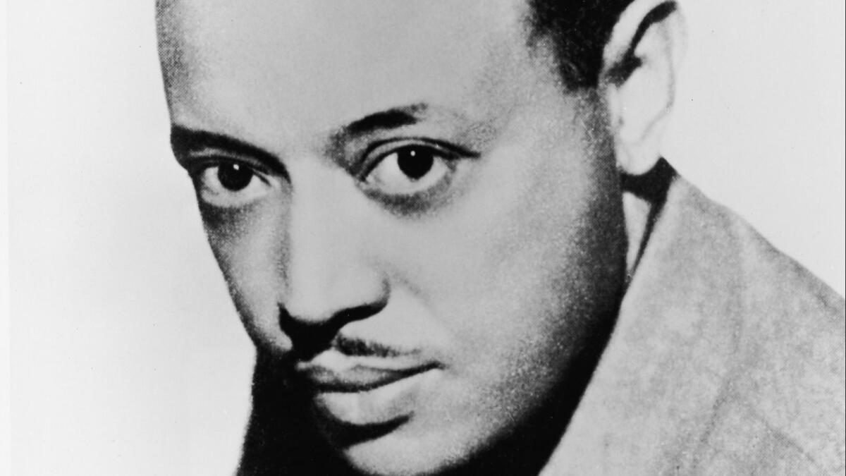 1936 Studio portrait of composer and conductor William Grant Still (1895 - 1978), the first African American conductor of a major orchestra, the Los Angeles Philharmonic.
