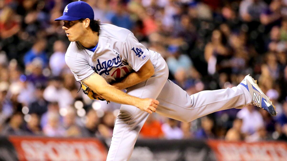 Dodgers reliever Josh Ravin struck out one batter when he earned the win the second game of a doubleheader against the Rockies on Tuesday.