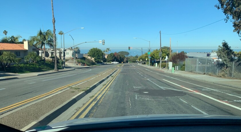 The existing look along Nautilus Street.