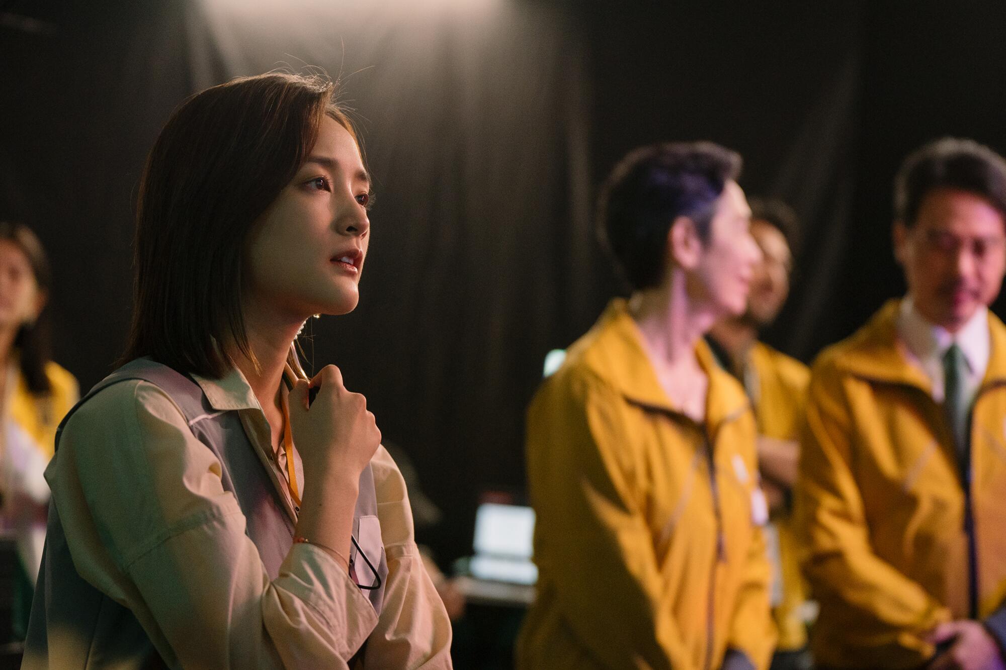 A scene from the Netflix series "Wave Makers," a Taiwanese "West Wing"-like political drama