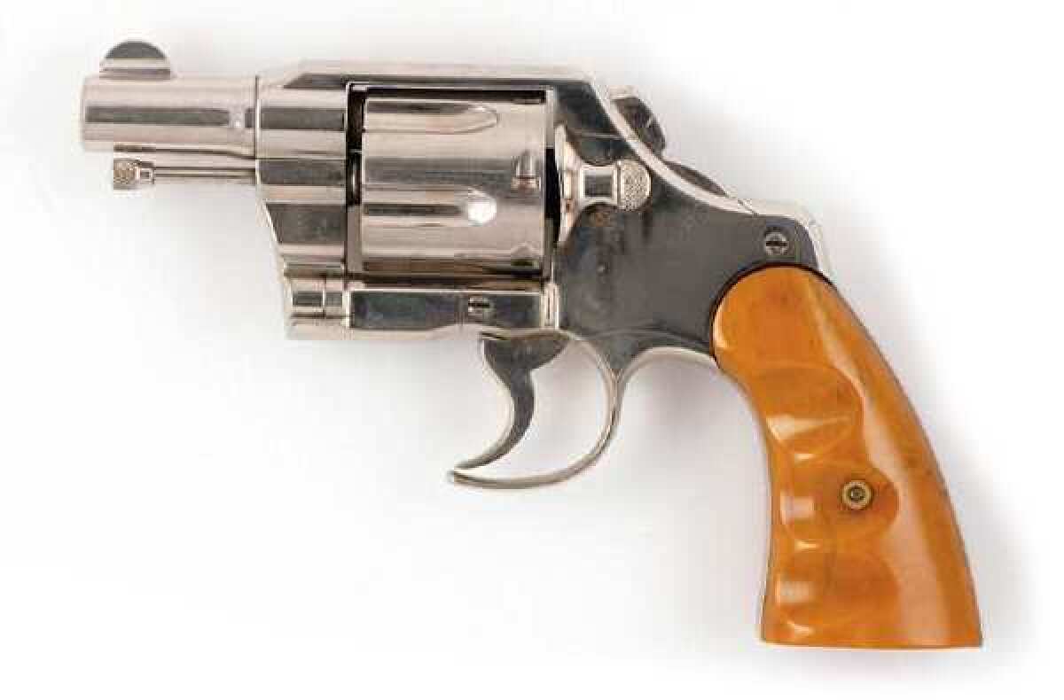 A Colt Army Special .38-caliber revolver is one of several guns used by Clyde Barrow during his lifetime.
