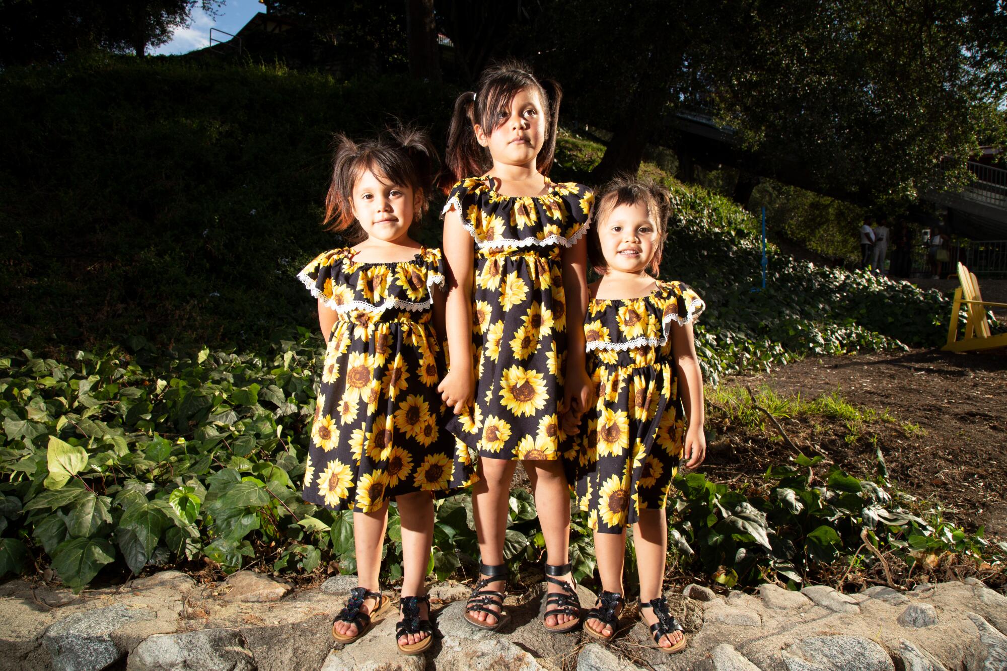 Three matching sisters gather at the NextFest LA