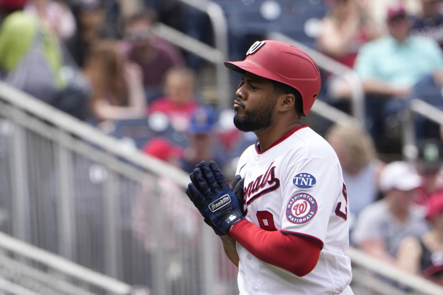 CJ Abrams, Lane Thomas make Nats history with back-to-back HRs on game's  first two pitches