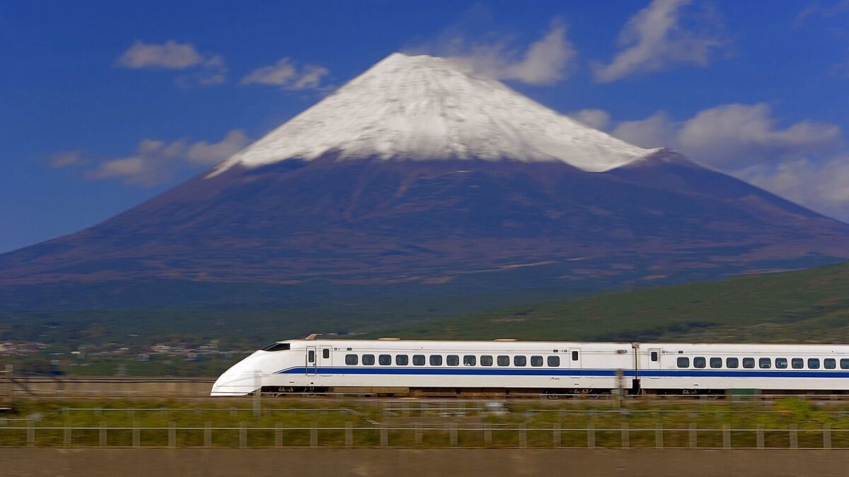 California's high-speed rail system would need a quicker average speed than Japan's Shinkansen.