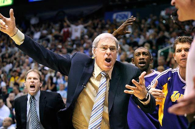 The Lakers took a 3-1 lead over Utah in their playoff series, but Coach Phil Jackson wasn't entirely happy with how they did it.