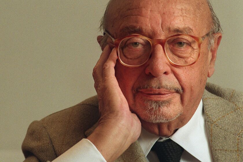 Record company executive Ahmet Ertegun, who co- founded Atlantic Records, at his office in New York on Jan. 23, 1998.