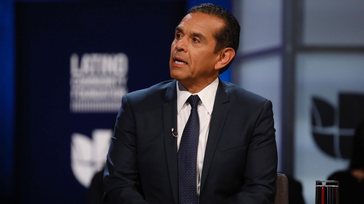 Antonio Villaraigosa termed out of the mayor’s office in 2013. He’s now running for governor with the endorsement of the largest law enforcement labor organization in the state, the Police Officers Research Assn of California.