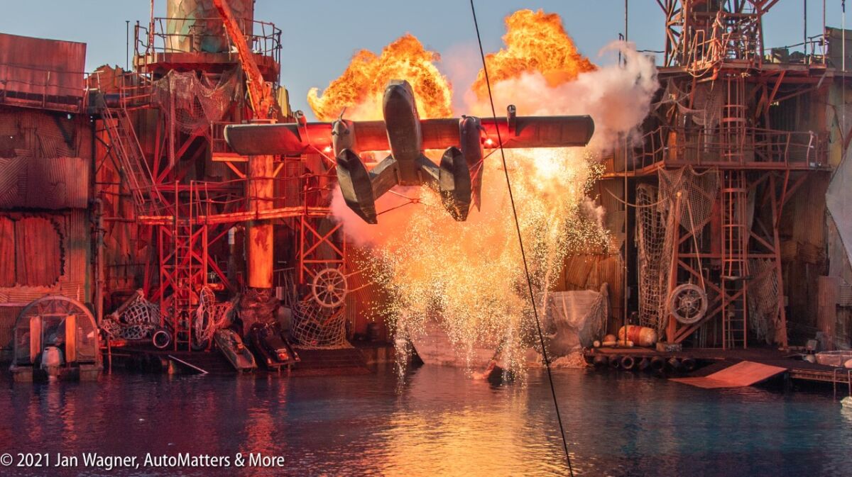 WaterWorld stunt show