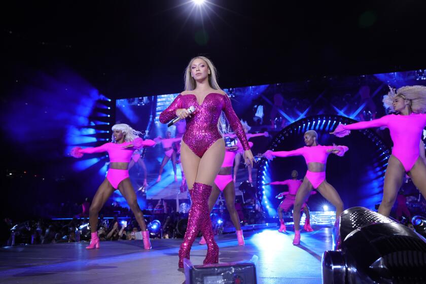 EAST RUTHERFORD, NEW JERSEY - JULY 30: (Editorial Use Only) (Exclusive Coverage) Beyonce performs onstage during the "RENAISSANCE WORLD TOUR" at MetLife Stadium on July 30, 2023 in East Rutherford, New Jersey. (Photo by Kevin Mazur/WireImage for Parkwood )