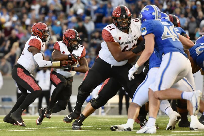 San Diego State's scoring offense dropped to 85th in the nation after producing only 10 points at Air Force.