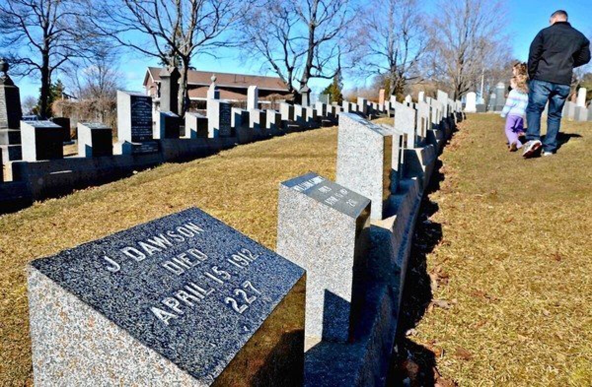 The J. Dawson at Halifax’s Fairview Lawn Cemetry is not Jack (Leonardo DiCaprio’s “Titanic” character is fictional) but Titanic boiler-room worker Joseph.