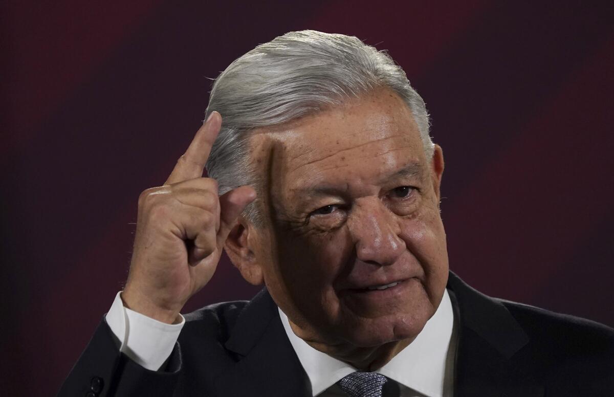 El presidente mexicano Andrés Manuel López Obrador en Ciudad de México, el 28 de febrero de 2023.