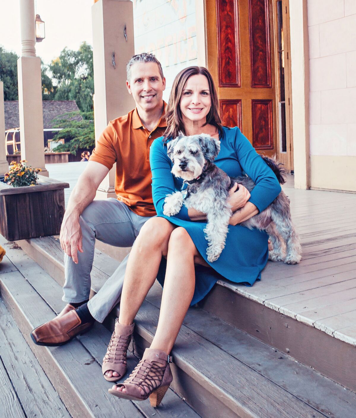 Michael Ziegelbauer and Jennifer Bennink had a “foster fail” with Buddy, meaning they adopted the pup.