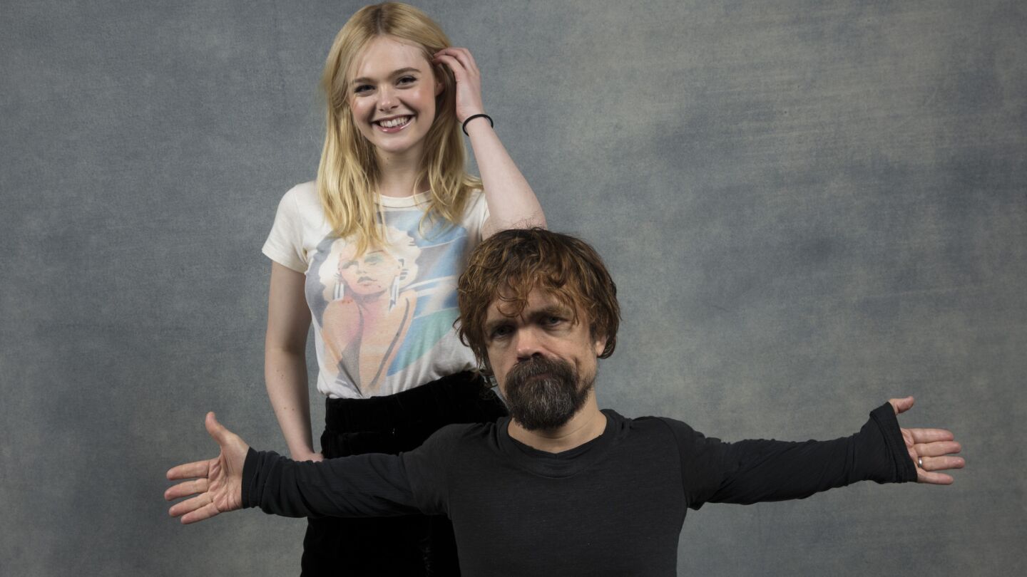 Elle Fanning and Peter Dinklage, from the film "I Think We're Alone Now." FULL COVERAGE: Sundance Film Festival 2018 »