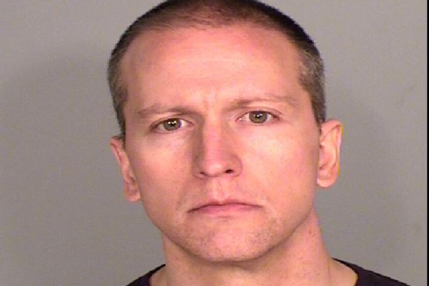 Minnesota police officer Derek Chauvin, booking photo. Credit: Ramsey County Sheriff's Office