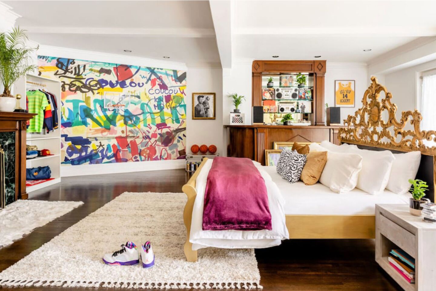'Fresh Prince of Bel-Air' mansion: the bedroom