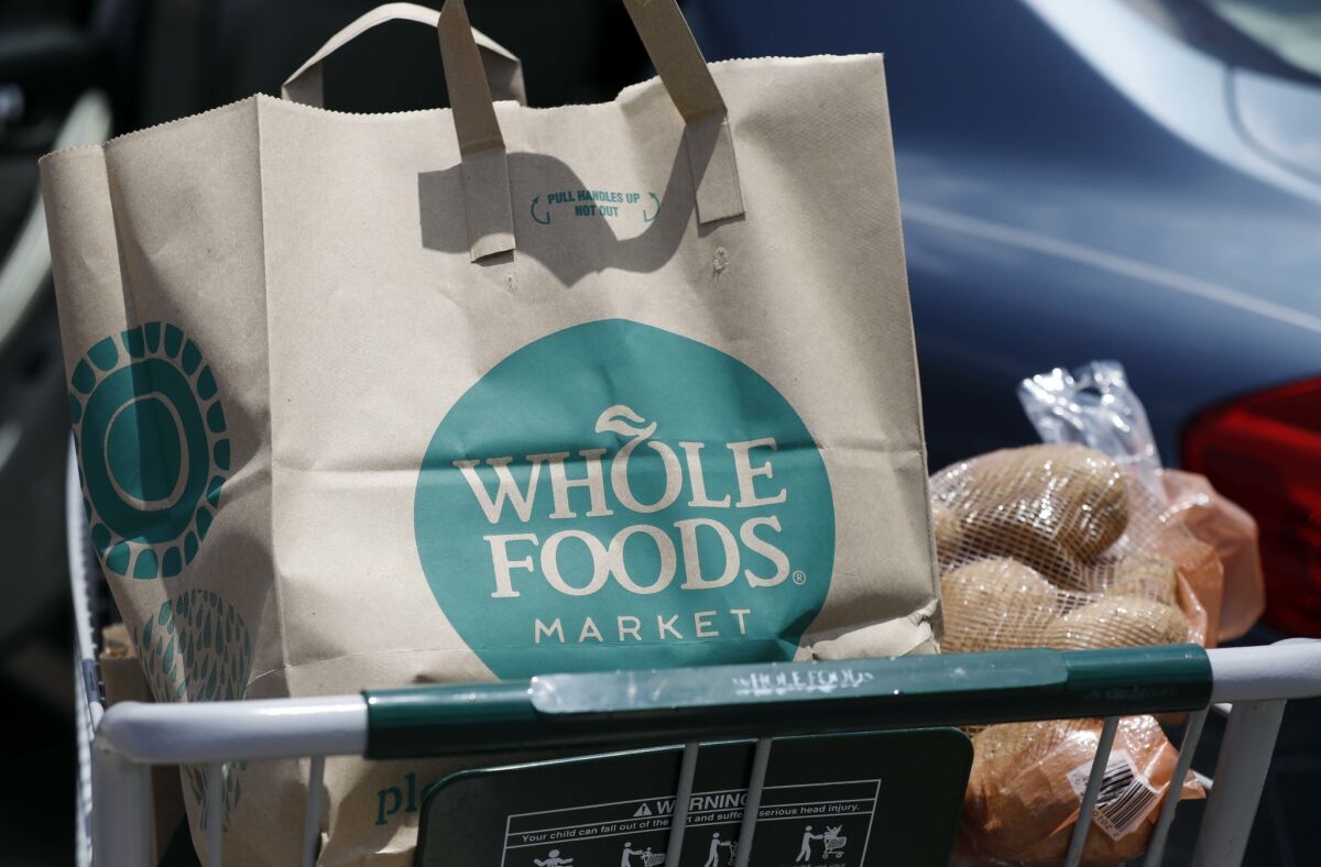 Whole Foods employees are seeking paid leave for all workers who self-quarantine, hazard pay of double the current hourly wage, more sanitation supplies and free coronavirus testing.