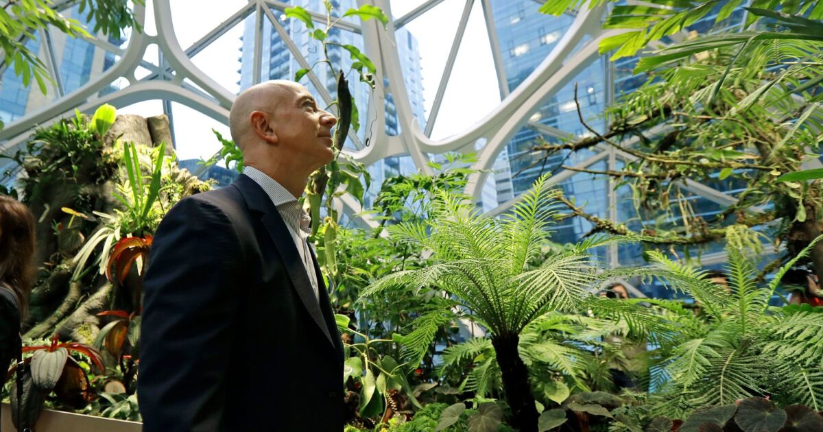 Amazon climate change: How workers forced Jeff Bezos' hand - Los Angeles Times